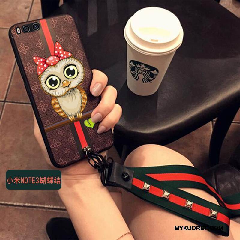 Kuori Mi Note 3 Laukut Ripustettavat Koristeet Puhelimen Kuoret, Kotelo Mi Note 3 Suojaus Murtumaton Sininen