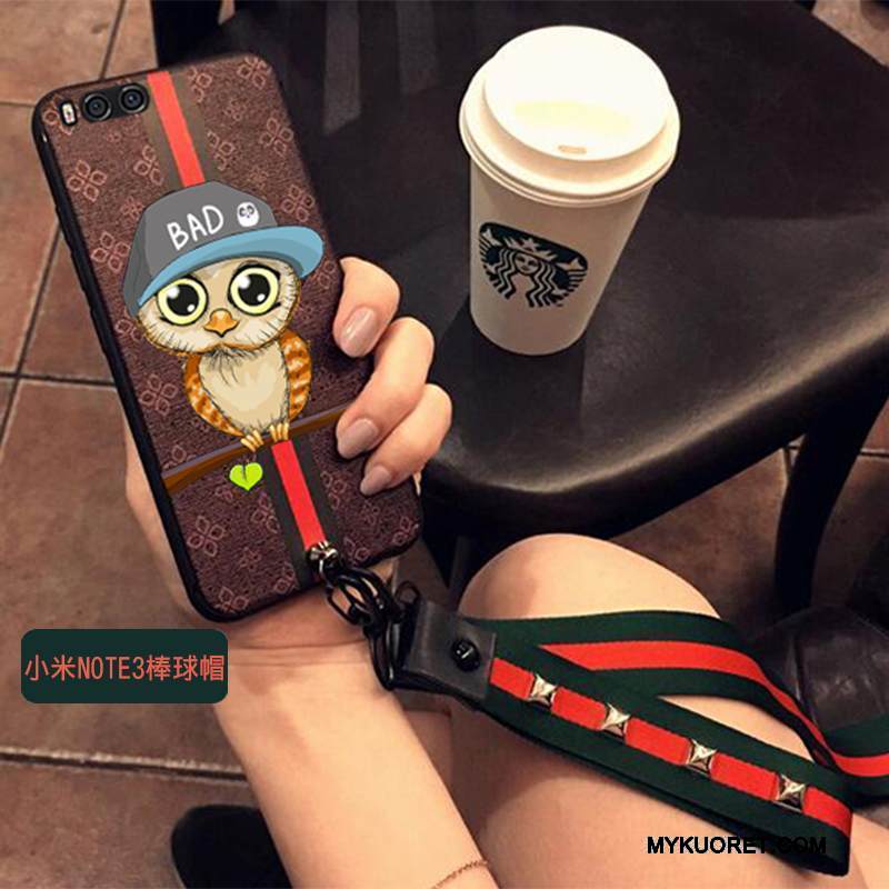 Kuori Mi Note 3 Laukut Ripustettavat Koristeet Puhelimen Kuoret, Kotelo Mi Note 3 Suojaus Murtumaton Sininen