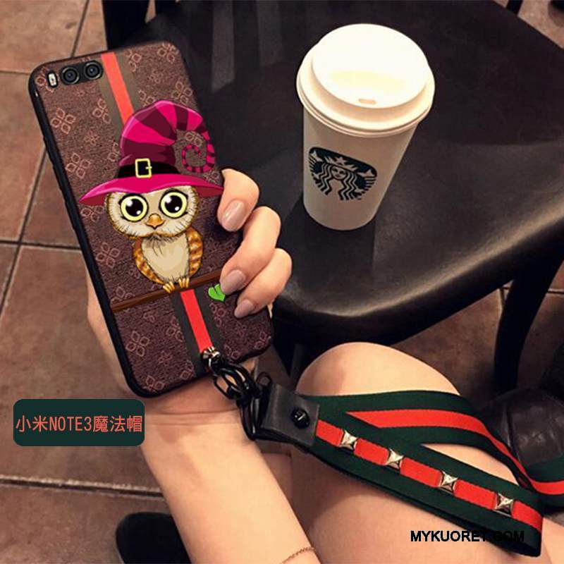 Kuori Mi Note 3 Laukut Ripustettavat Koristeet Puhelimen Kuoret, Kotelo Mi Note 3 Suojaus Murtumaton Sininen