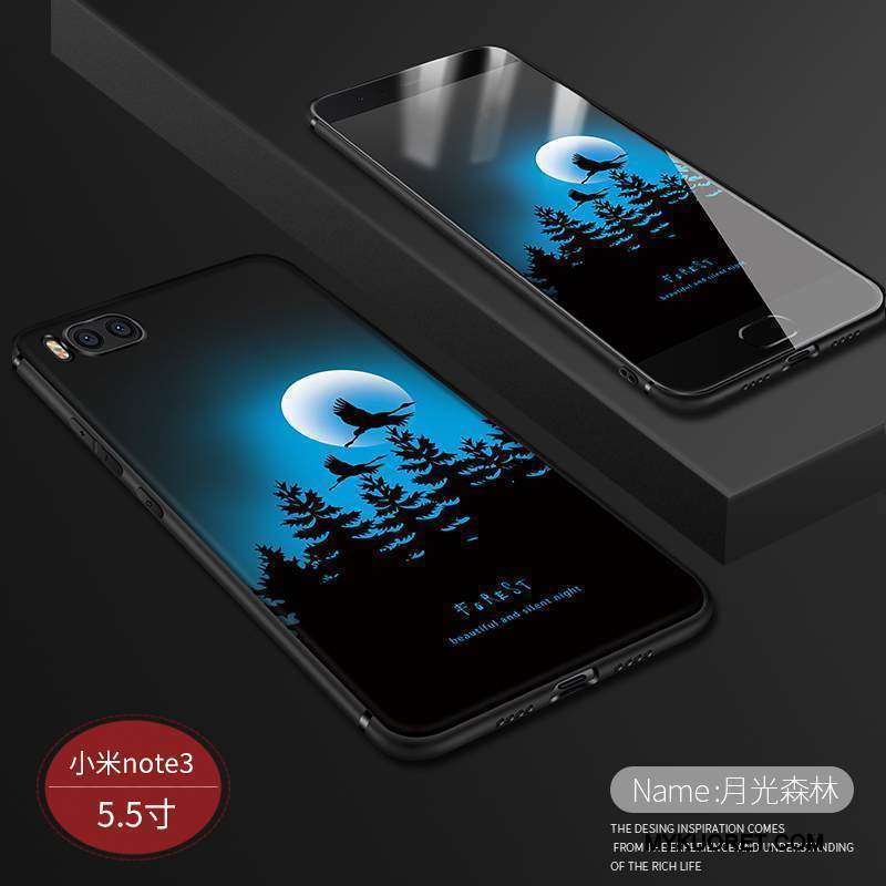 Kuori Mi Note 3 Luova Keltainen Tide-brändi, Kotelo Mi Note 3 Pehmeä Neste Murtumaton Pieni