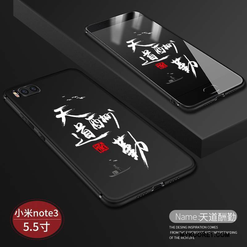 Kuori Mi Note 3 Luova Keltainen Tide-brändi, Kotelo Mi Note 3 Pehmeä Neste Murtumaton Pieni