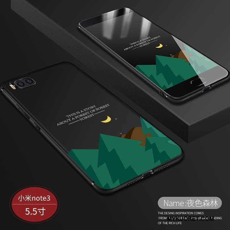 Kuori Mi Note 3 Luova Keltainen Tide-brändi, Kotelo Mi Note 3 Pehmeä Neste Murtumaton Pieni
