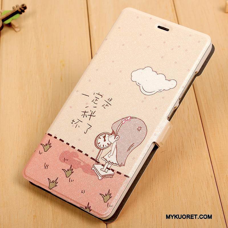 Kuori Mi Note 3 Maalaus Jauhe Puhelimen Kuoret, Kotelo Mi Note 3 Nahka Pieni Punainen