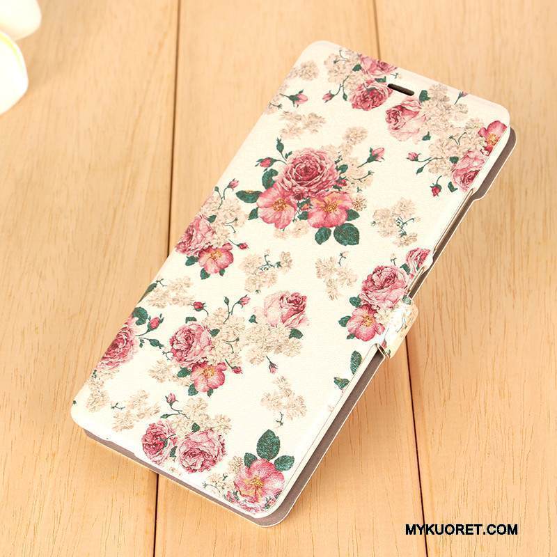 Kuori Mi Note 3 Maalaus Jauhe Puhelimen Kuoret, Kotelo Mi Note 3 Nahka Pieni Punainen