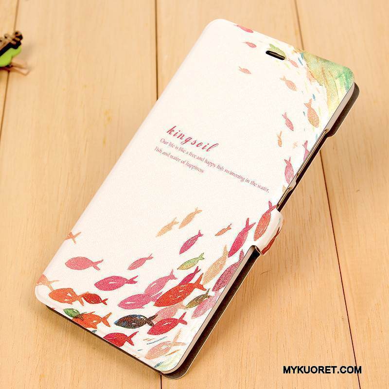 Kuori Mi Note 3 Maalaus Jauhe Puhelimen Kuoret, Kotelo Mi Note 3 Nahka Pieni Punainen