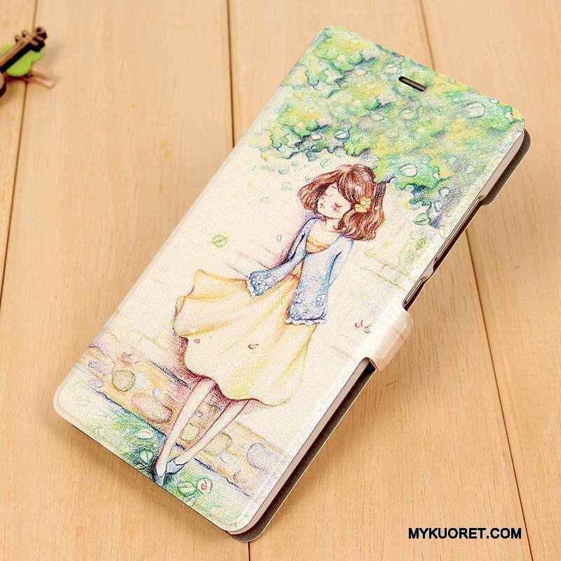 Kuori Mi Note 3 Maalaus Jauhe Puhelimen Kuoret, Kotelo Mi Note 3 Nahka Pieni Punainen