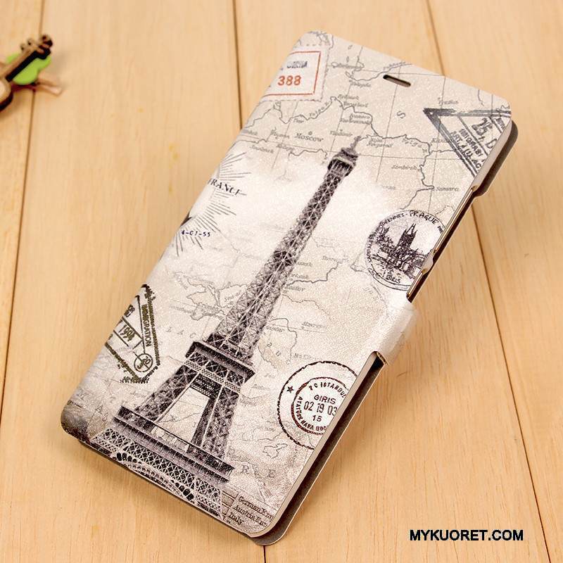 Kuori Mi Note 3 Maalaus Jauhe Puhelimen Kuoret, Kotelo Mi Note 3 Nahka Pieni Punainen