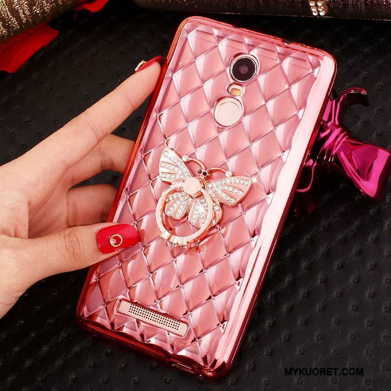 Kuori Mi Note 3 Pehmeä Neste Puhelimen Kuoret Kulta, Kotelo Mi Note 3 Suojaus Pieni Punainen