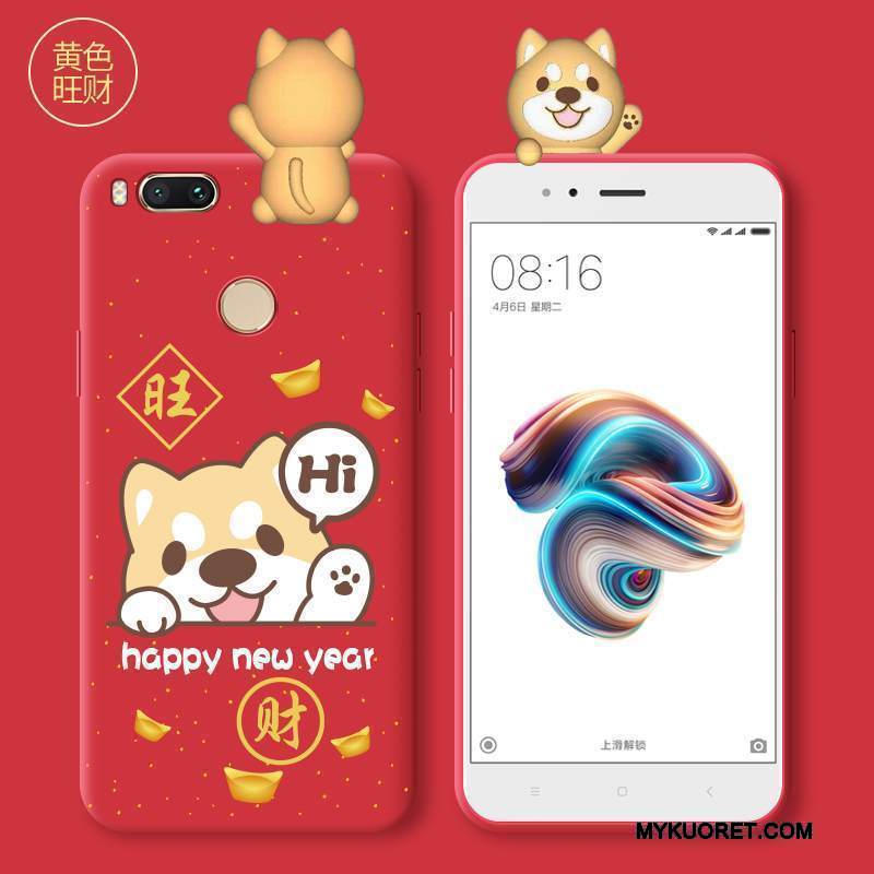 Kuori Mi Note 3 Pehmeä Neste Punainen Puhelimen Kuoret, Kotelo Mi Note 3 Laukut Pesty Suede Pieni