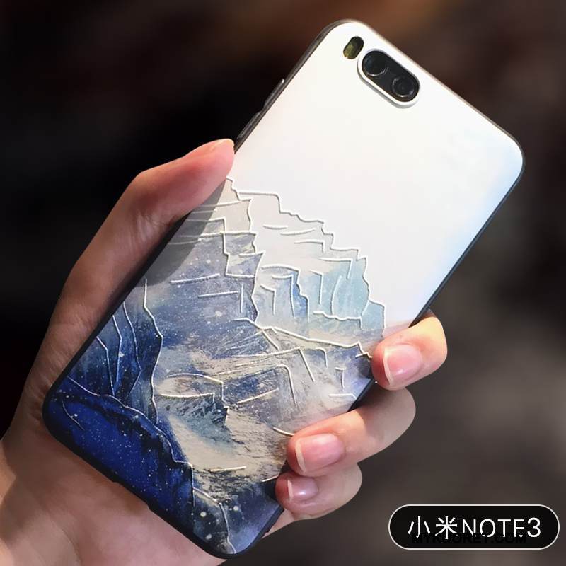 Kuori Mi Note 3 Silikoni Persoonallisuus Jauhe, Kotelo Mi Note 3 Suojaus Trendi Murtumaton