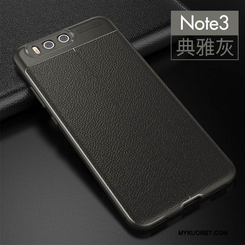 Kuori Mi Note 3 Silikoni Puhelimen Kuoret Kukkakuvio, Kotelo Mi Note 3 Nahka Trendi Murtumaton