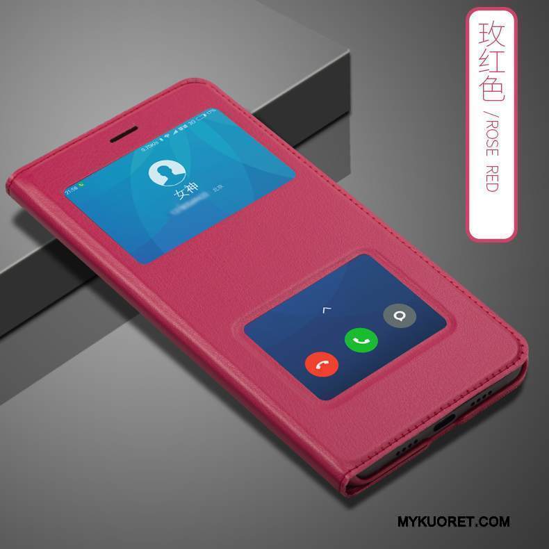 Kuori Mi Note 3 Suojaus Puhelimen Kuoret Murtumaton, Kotelo Mi Note 3 Nahka Jauhe Pieni