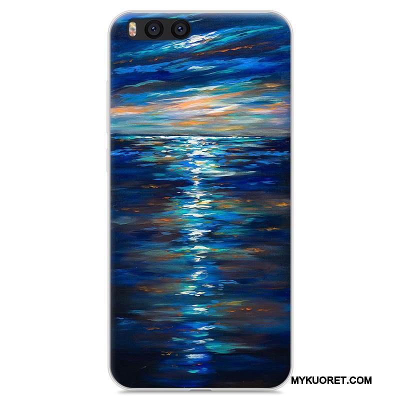 Kuori Mi Note 3 Suojaus Sininen Murtumaton, Kotelo Mi Note 3 Pehmeä Neste Puhelimen Kuoret Pieni
