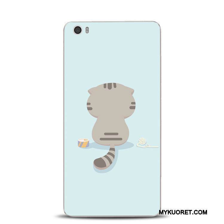 Kuori Mi Note Kohokuviointi Kissa Harmaa, Kotelo Mi Note Laukut Pieni Puhelimen Kuoret