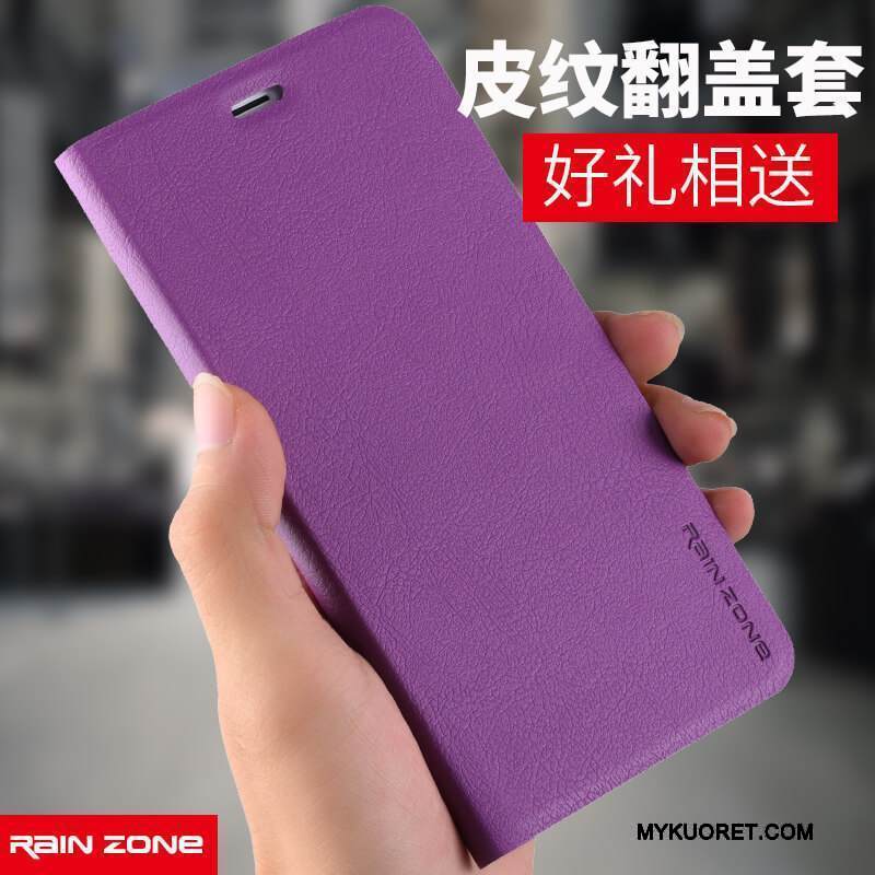 Kuori Mi Note Kuoret Pieni Puhelimen Kuoret, Kotelo Mi Note Nahka Sininen