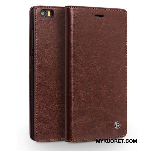 Kuori Mi Note Kuoret Pieni Punainen, Kotelo Mi Note Nahka Puhelimen Kuoret