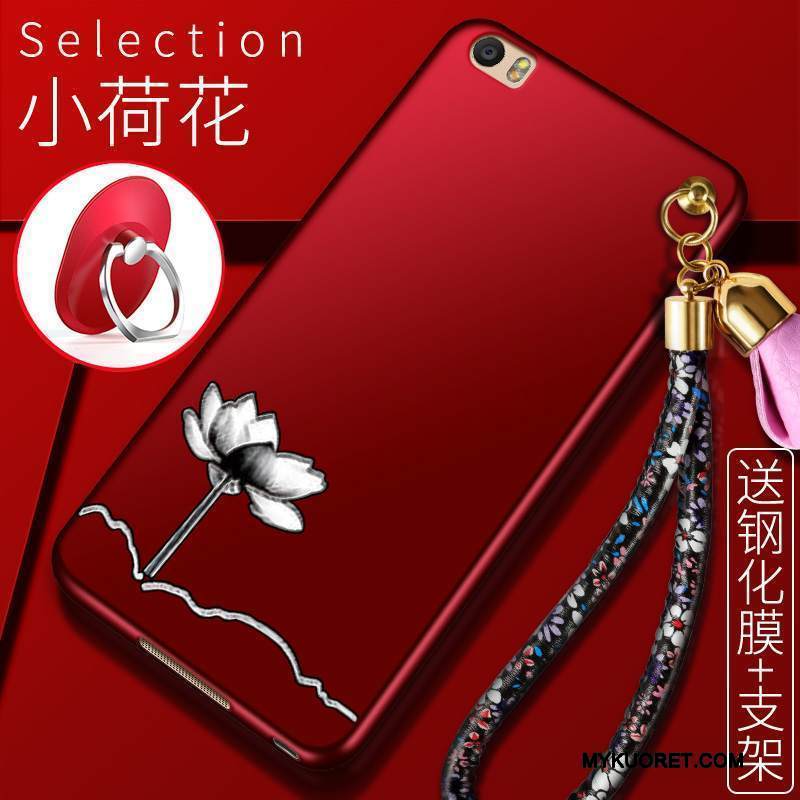 Kuori Mi Note Laukut Pieni Murtumaton, Kotelo Mi Note Pehmeä Neste Punainen Pesty Suede