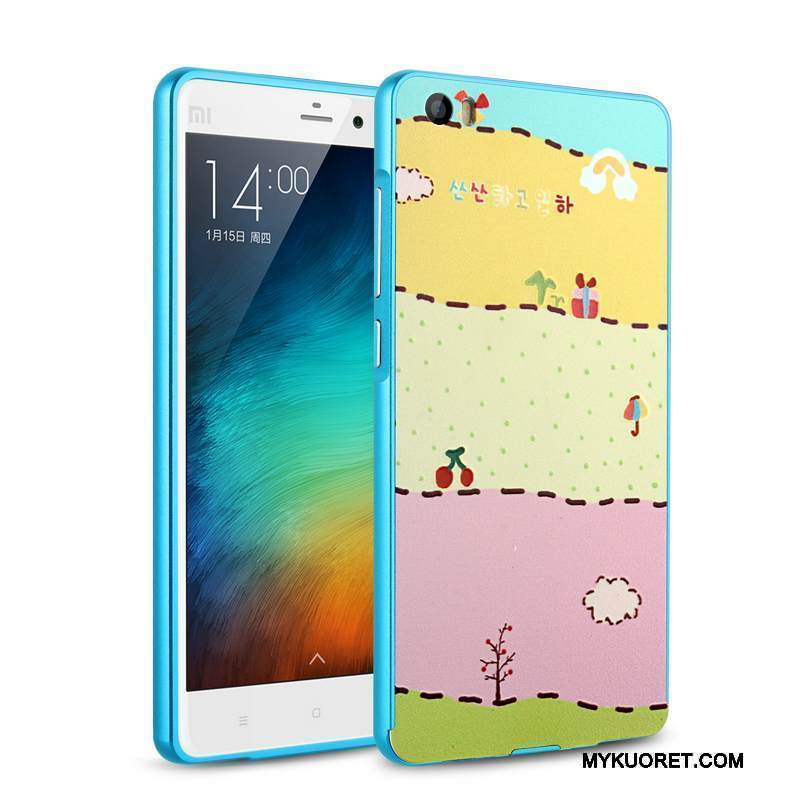 Kuori Mi Note Metalli Punainen Kehys, Kotelo Mi Note Suojaus Ultra Murtumaton