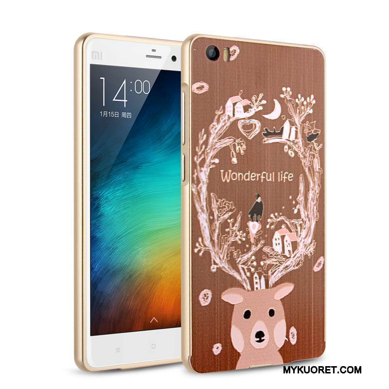 Kuori Mi Note Metalli Punainen Kehys, Kotelo Mi Note Suojaus Ultra Murtumaton