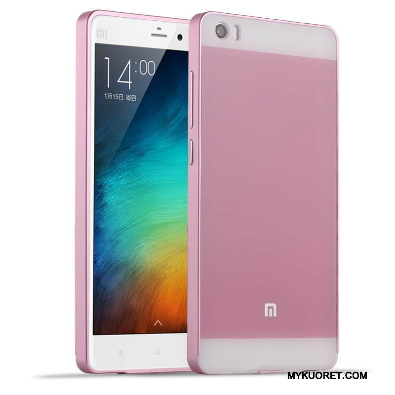 Kuori Mi Note Metalli Punainen Kehys, Kotelo Mi Note Suojaus Ultra Murtumaton