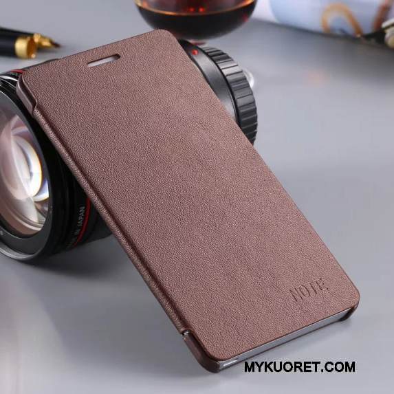 Kuori Mi Note Nahka Pieni Kulta, Kotelo Mi Note Kuoret