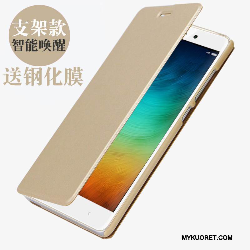 Kuori Mi Note Nahka Pieni Puhelimen Kuoret, Kotelo Mi Note Kuoret Musta Herää