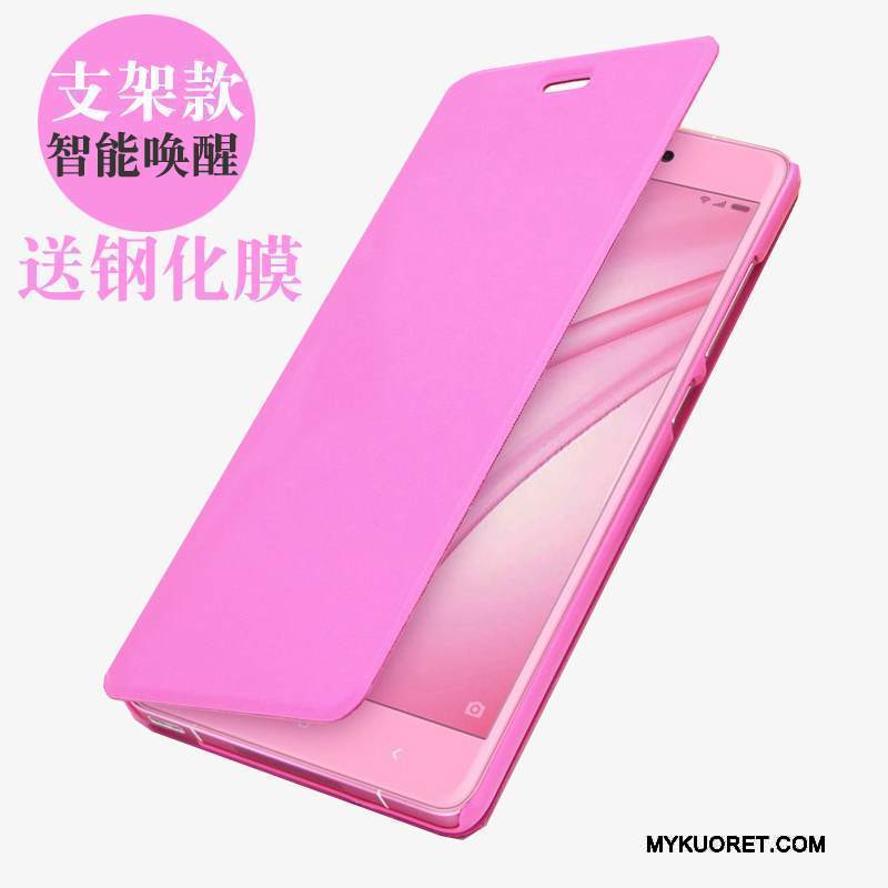 Kuori Mi Note Nahka Pieni Puhelimen Kuoret, Kotelo Mi Note Kuoret Musta Herää