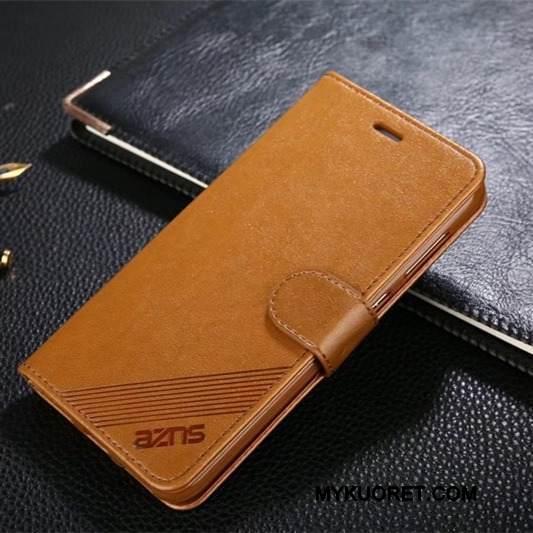 Kuori Mi Note Nahka Pieni Sininen, Kotelo Mi Note Suojaus