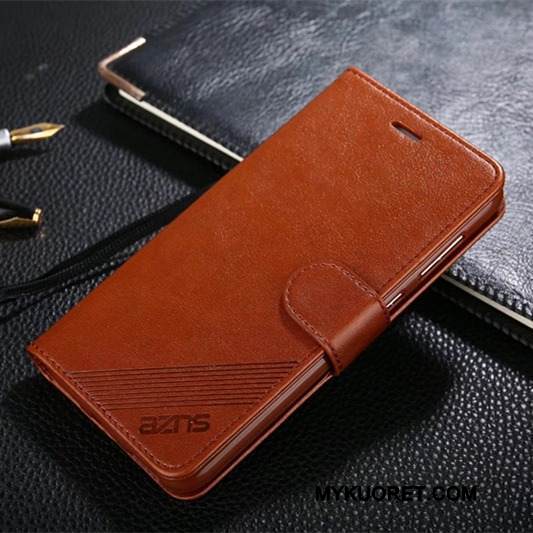 Kuori Mi Note Nahka Pieni Sininen, Kotelo Mi Note Suojaus