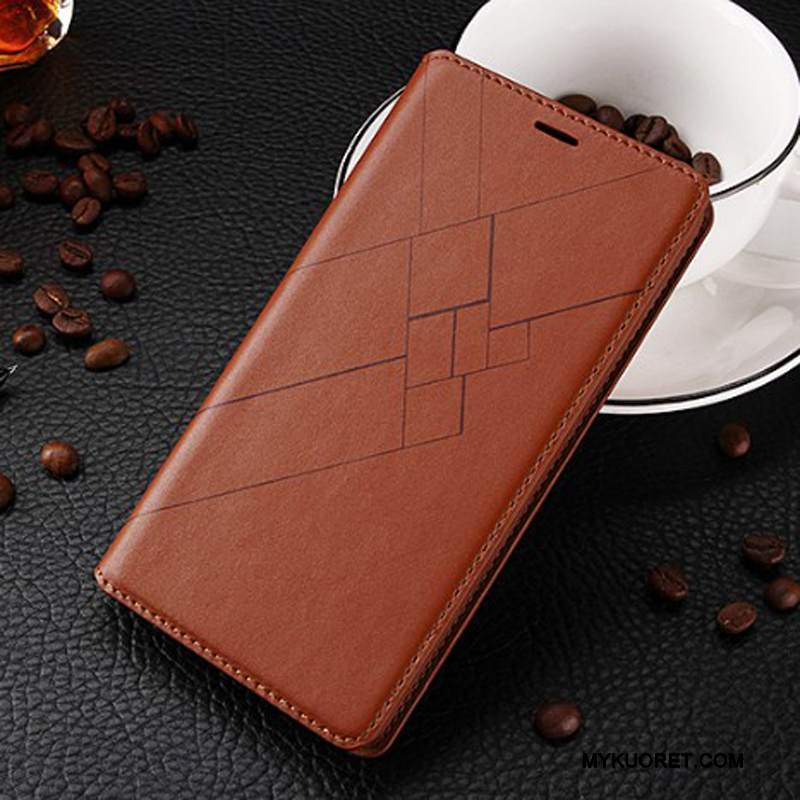 Kuori Mi Note Nahka Pieni Sininen, Kotelo Mi Note Suojaus