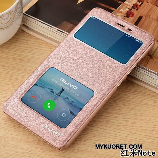 Kuori Mi Note Nahka Viini Punainen Puhelimen Kuoret, Kotelo Mi Note Laukut Pieni Murtumaton