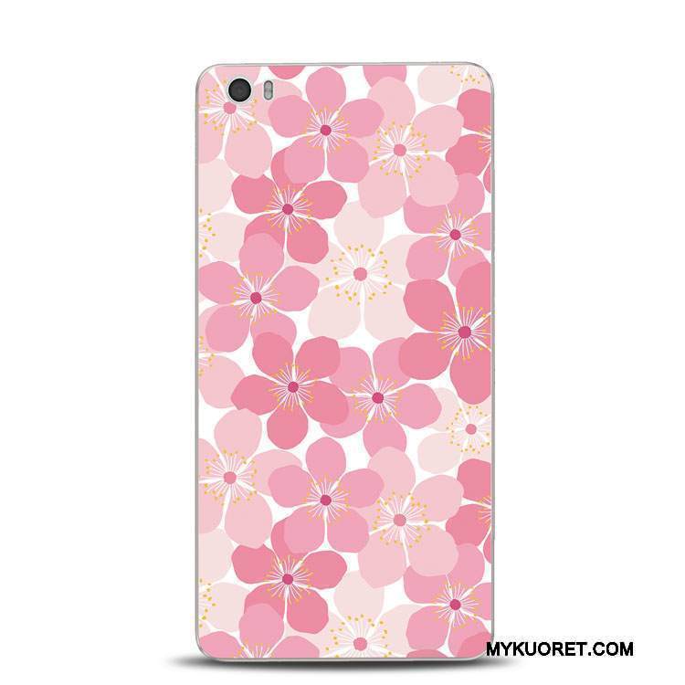 Kuori Mi Note Pehmeä Neste Puhelimen Kuoret Jauhe, Kotelo Mi Note Kohokuviointi Pitsi Pieni