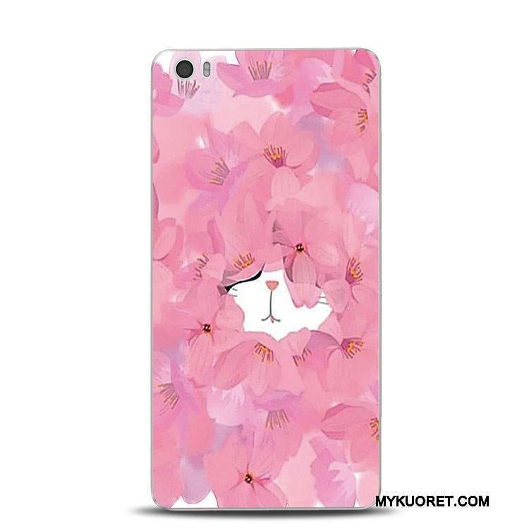 Kuori Mi Note Pehmeä Neste Puhelimen Kuoret Jauhe, Kotelo Mi Note Kohokuviointi Pitsi Pieni