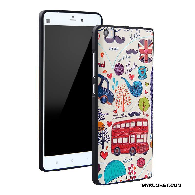 Kuori Mi Note Pehmeä Neste Valkoinen Puhelimen Kuoret, Kotelo Mi Note Sarjakuva Pieni Murtumaton