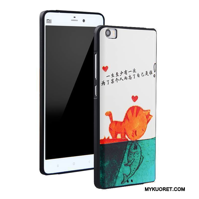 Kuori Mi Note Pehmeä Neste Valkoinen Puhelimen Kuoret, Kotelo Mi Note Sarjakuva Pieni Murtumaton