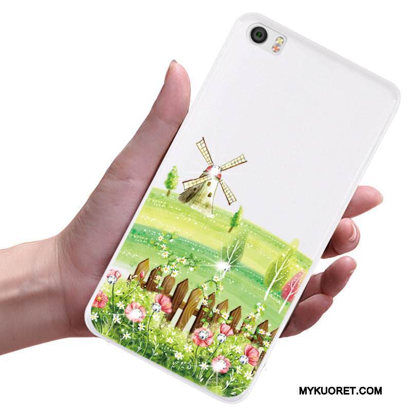 Kuori Mi Note Silikoni Pieni Puhelimen Kuoret, Kotelo Mi Note Pehmeä Neste Vihreä