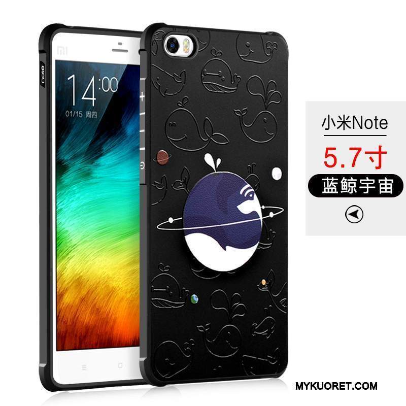 Kuori Mi Note Silikoni Puhelimen Kuoret Trendi, Kotelo Mi Note Pehmeä Neste Musta Pesty Suede