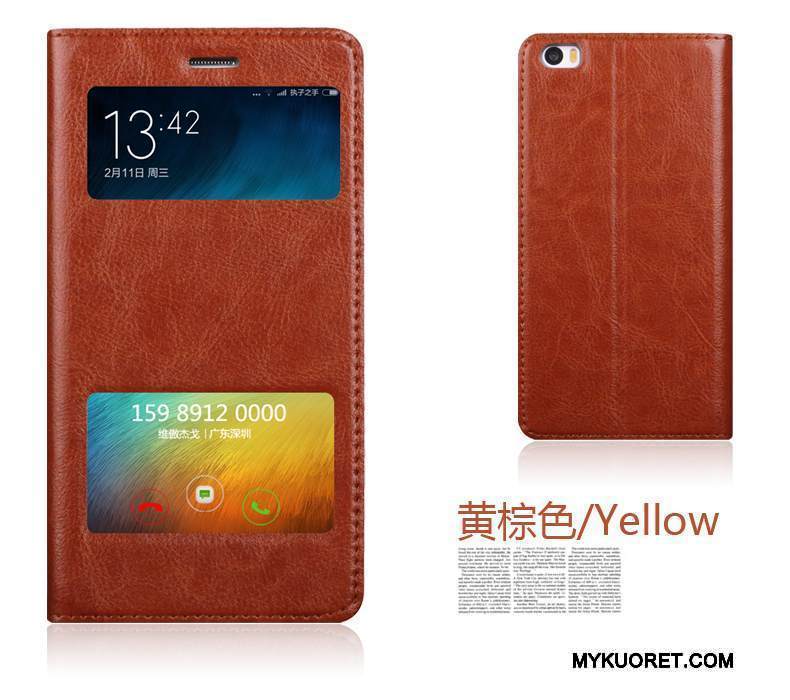 Kuori Mi Note Suojaus Puhelimen Kuoret Takakansi, Kotelo Mi Note Nahka Pieni