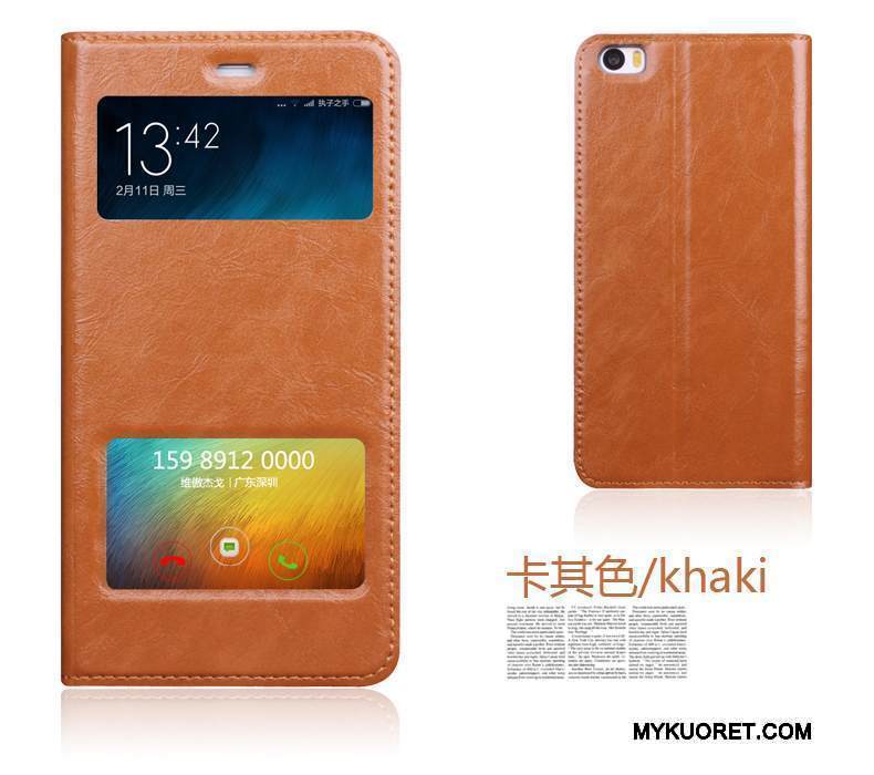 Kuori Mi Note Suojaus Puhelimen Kuoret Takakansi, Kotelo Mi Note Nahka Pieni