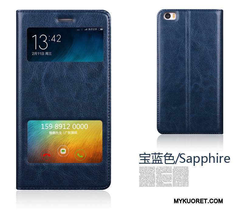 Kuori Mi Note Suojaus Puhelimen Kuoret Takakansi, Kotelo Mi Note Nahka Pieni