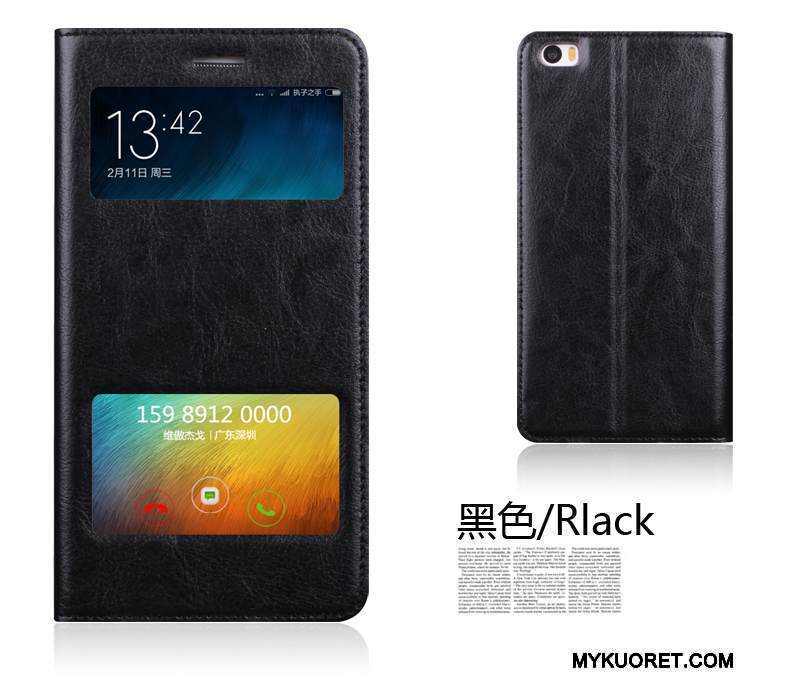 Kuori Mi Note Suojaus Puhelimen Kuoret Takakansi, Kotelo Mi Note Nahka Pieni