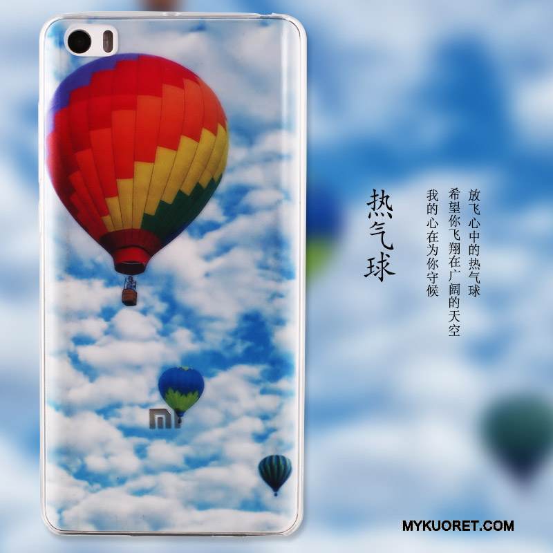 Kuori Mi Note Suojaus Sininen Yksinkertainen, Kotelo Mi Note Maalaus Puhelimen Kuoret Pieni