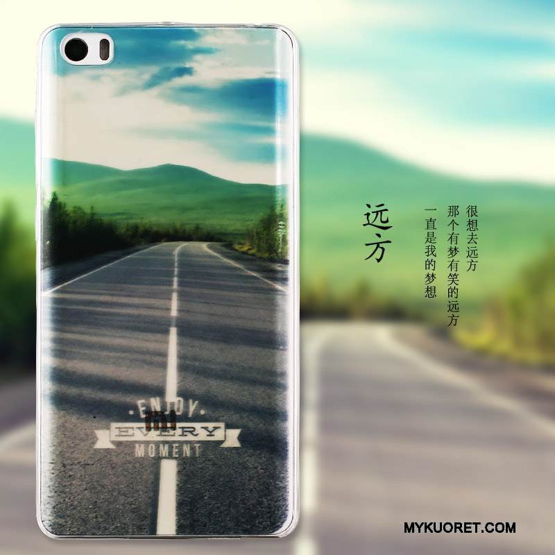 Kuori Mi Note Suojaus Sininen Yksinkertainen, Kotelo Mi Note Maalaus Puhelimen Kuoret Pieni