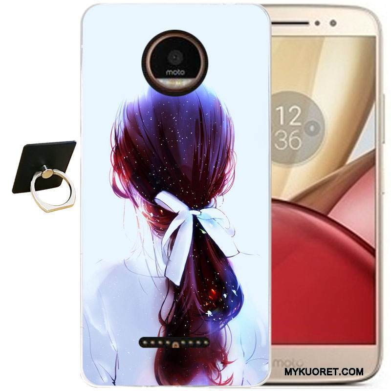 Kuori Moto C Pehmeä Neste Läpinäkyvä Murtumaton, Kotelo Moto C Silikoni Musta Puhelimen Kuoret