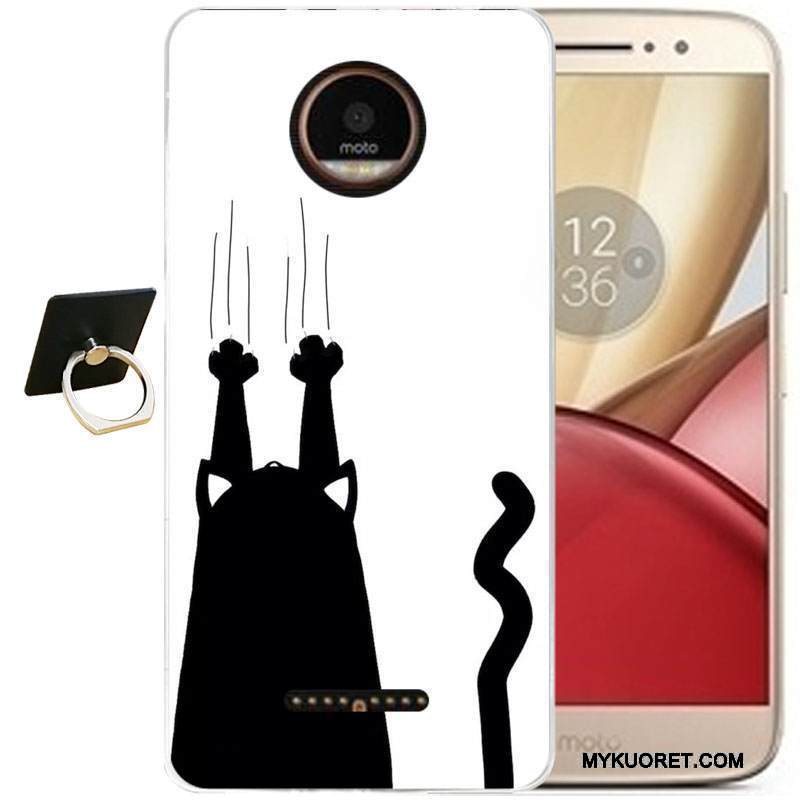 Kuori Moto C Pehmeä Neste Läpinäkyvä Murtumaton, Kotelo Moto C Silikoni Musta Puhelimen Kuoret