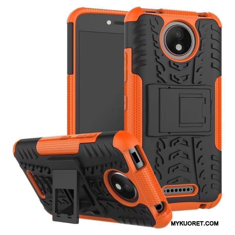 Kuori Moto C Plus Tuki Kukkakuvio Jauhe, Kotelo Moto C Plus Suojaus Puhelimen Kuoret Murtumaton