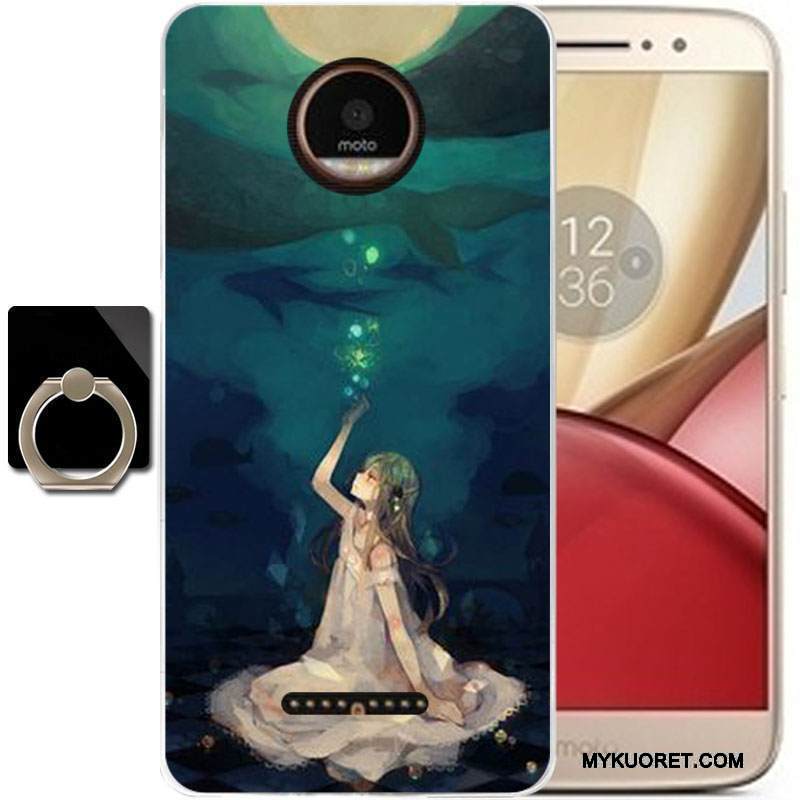 Kuori Moto C Sarjakuva Läpinäkyvä Ihana, Kotelo Moto C Silikoni Murtumaton Puhelimen Kuoret