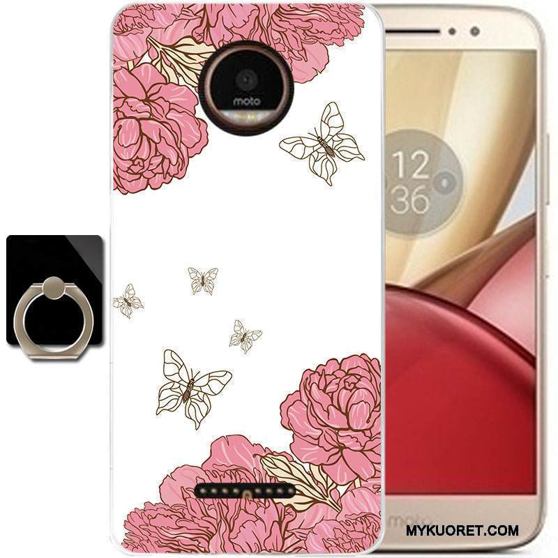 Kuori Moto C Sarjakuva Puhelimen Kuoret Musta, Kotelo Moto C Suojaus Murtumaton