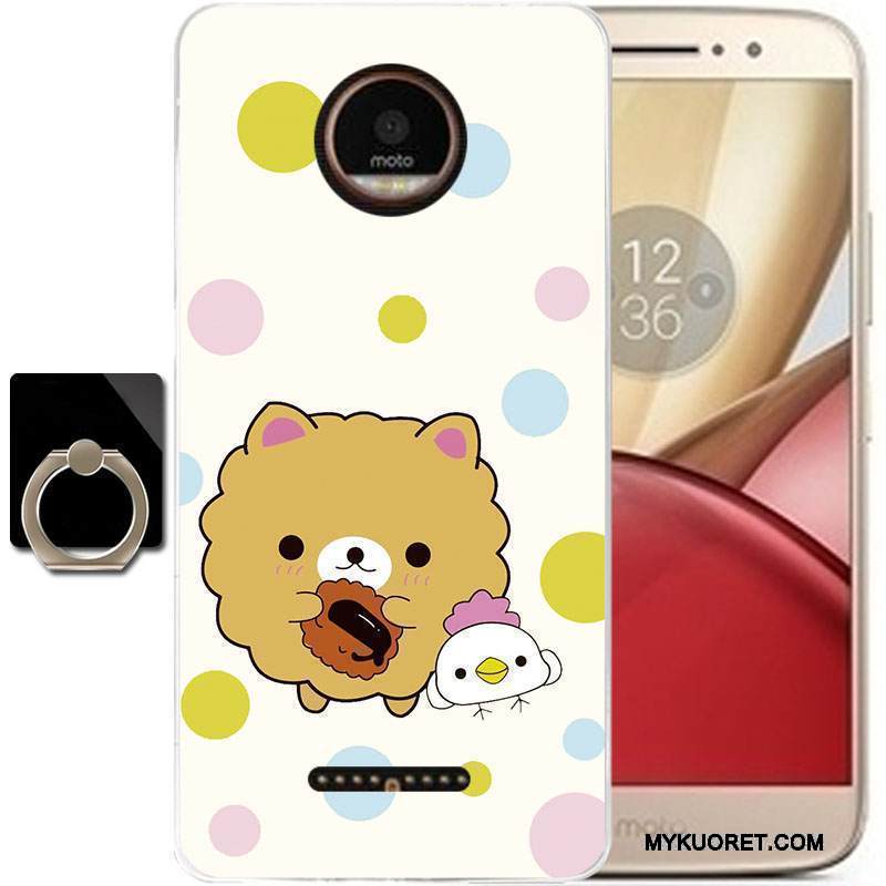 Kuori Moto C Sarjakuva Puhelimen Kuoret Musta, Kotelo Moto C Suojaus Murtumaton
