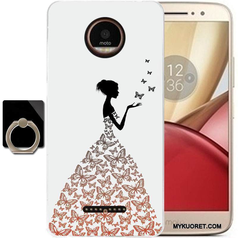 Kuori Moto C Sarjakuva Puhelimen Kuoret Musta, Kotelo Moto C Suojaus Murtumaton